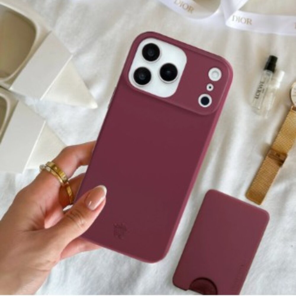 Velvet Caviar Burgundy 1990 iPhone Case
